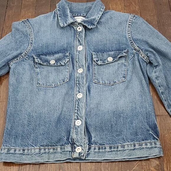 Elizabeth and James Denim Jacket Small Classic Designer - Picture 4 of 13